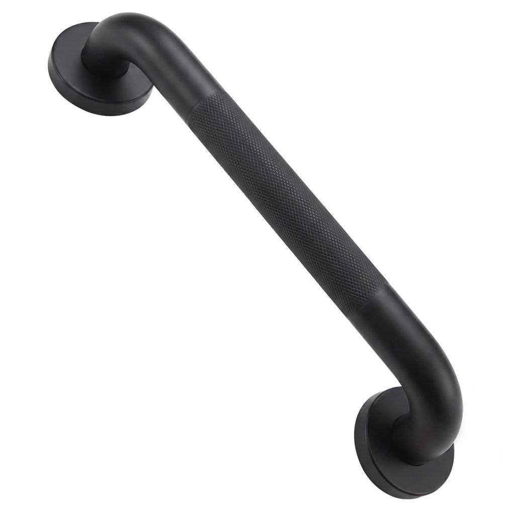 Đen phòng tắm an toàn vòi sen Grab Bars ADA-Compliant, FS01-125-MB