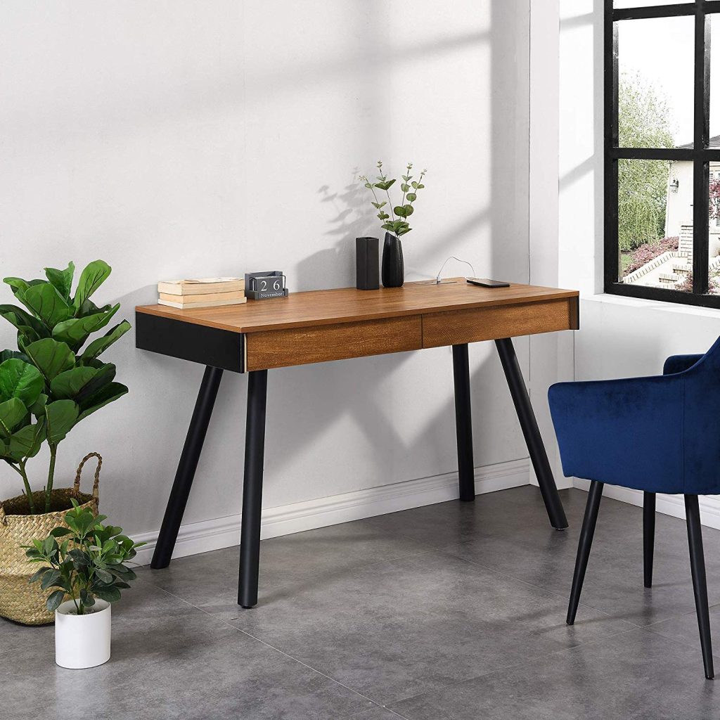 Bàn thông minh Zermatt với Bluetooth / USB Loa và Bộ sạc tích hợp