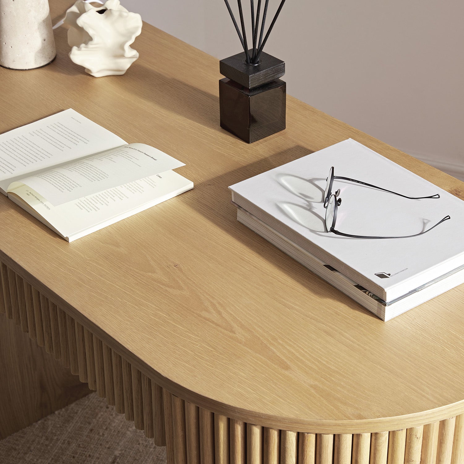 Bàn viết thư Maru 1 - Drawer, Oak - Ảnh 5