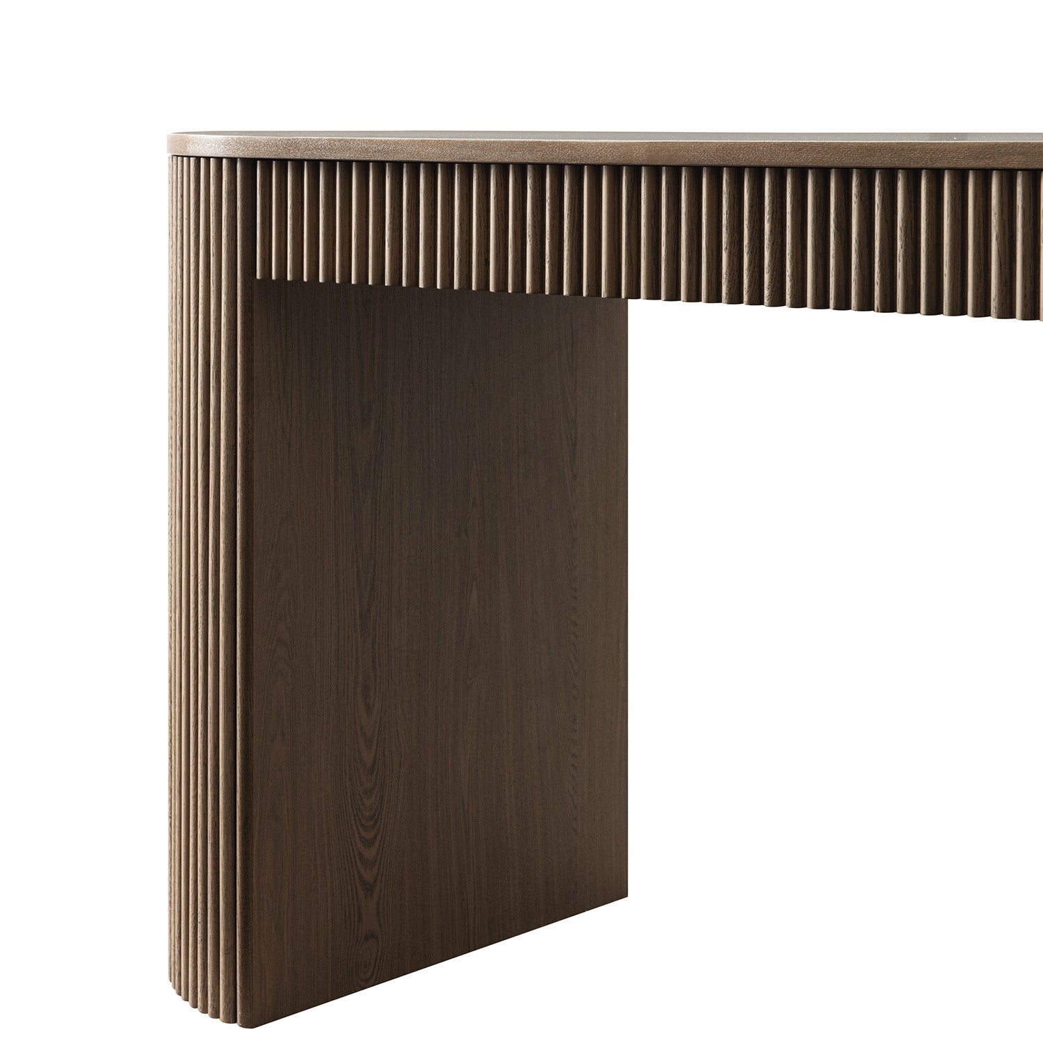 Maru 1 - Bàn viết kéo, Oak bạc - Ảnh 14