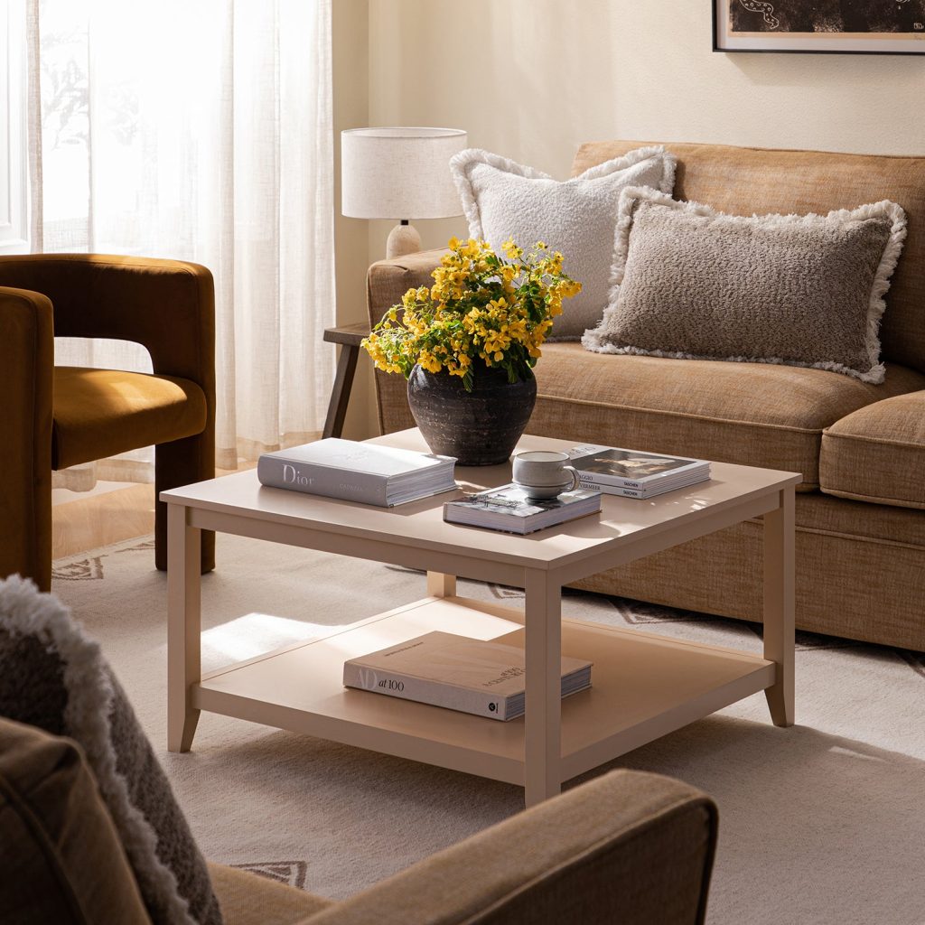 Bàn cà phê Oakham 32 vuông, hồng trần