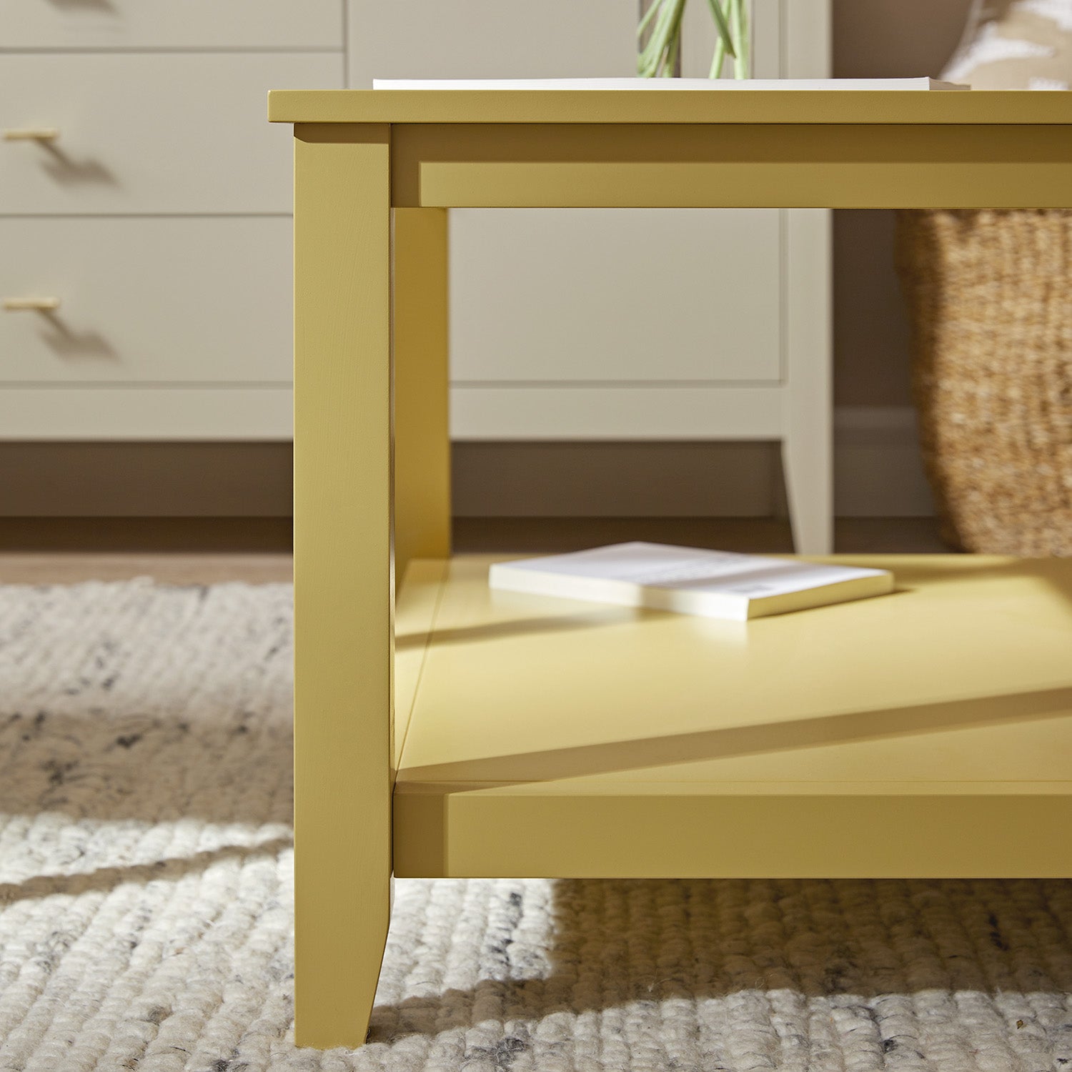 Bàn cà phê Oakham 32 Square, Rattan vàng - Ảnh 6