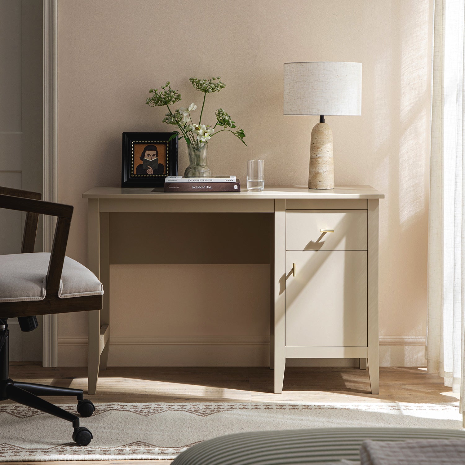 Bàn viết Oakham, Deep Greige - Ảnh 2