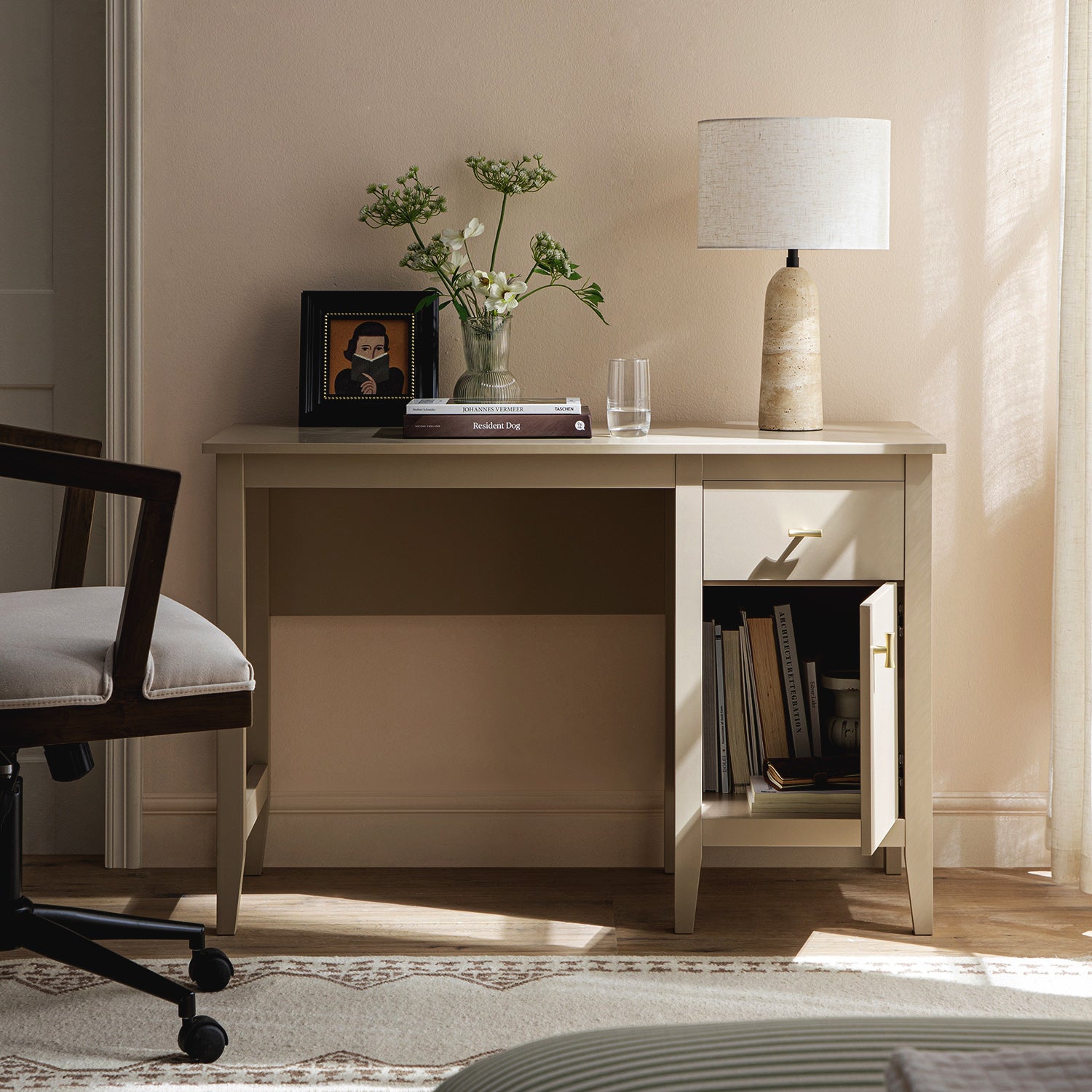 Bàn viết Oakham, Deep Greige - Ảnh 3