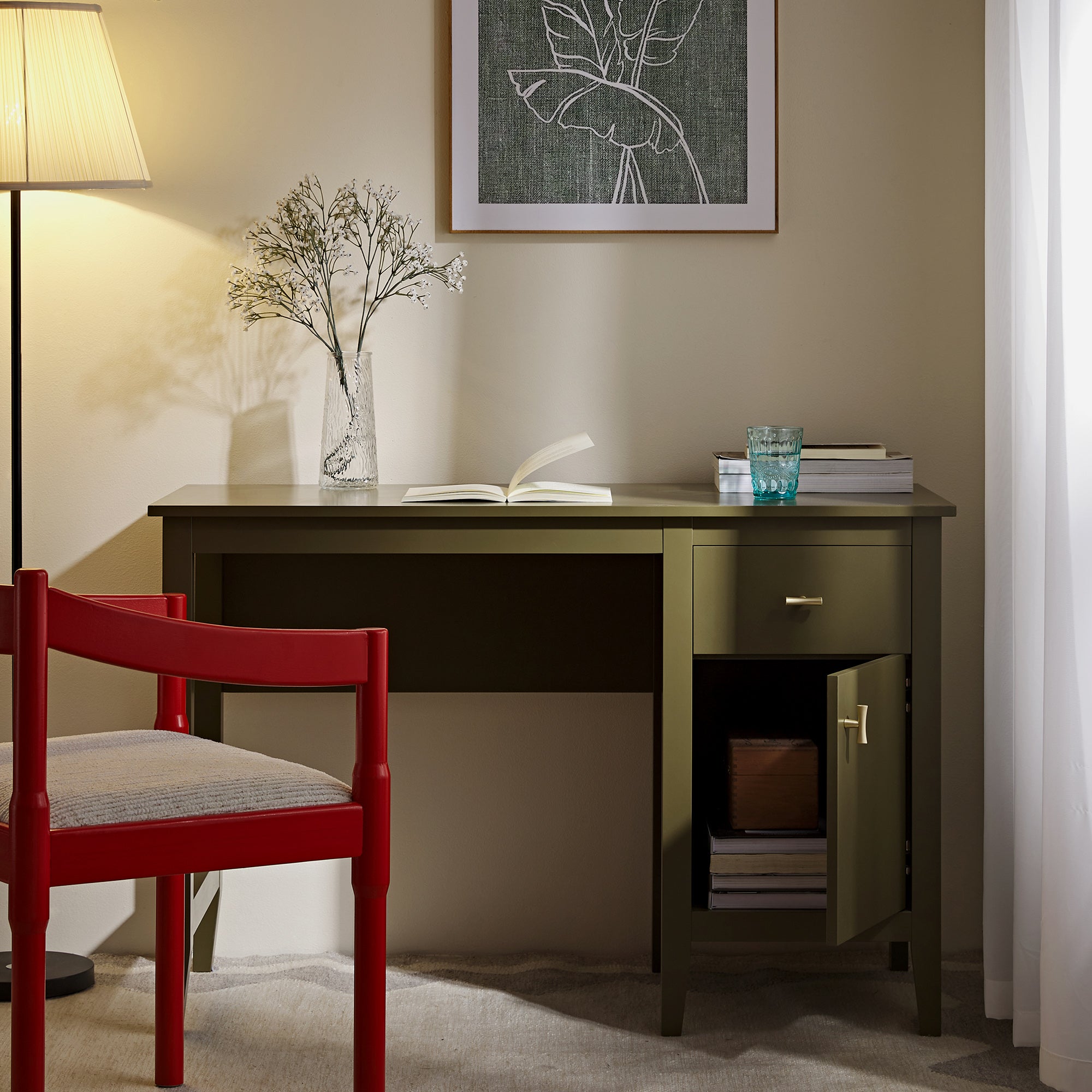 Bàn viết Oakham, Olive Grove - Ảnh 3
