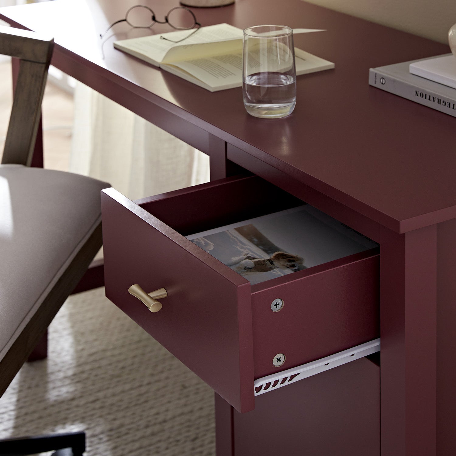 Bàn viết Oakham, Cherry hoang dã - Ảnh 5