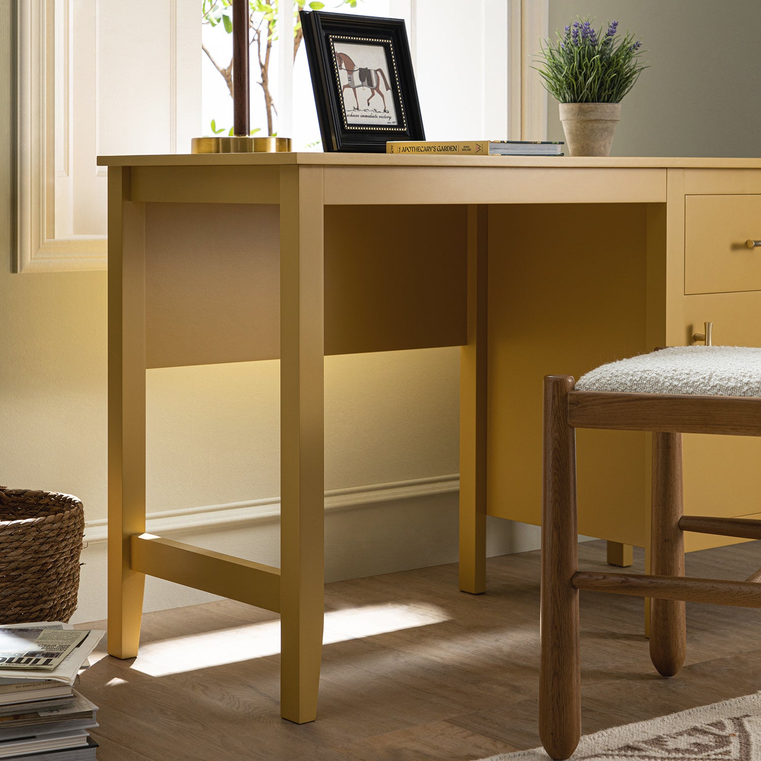 Bàn viết Oakham, Rattan vàng - Ảnh 4