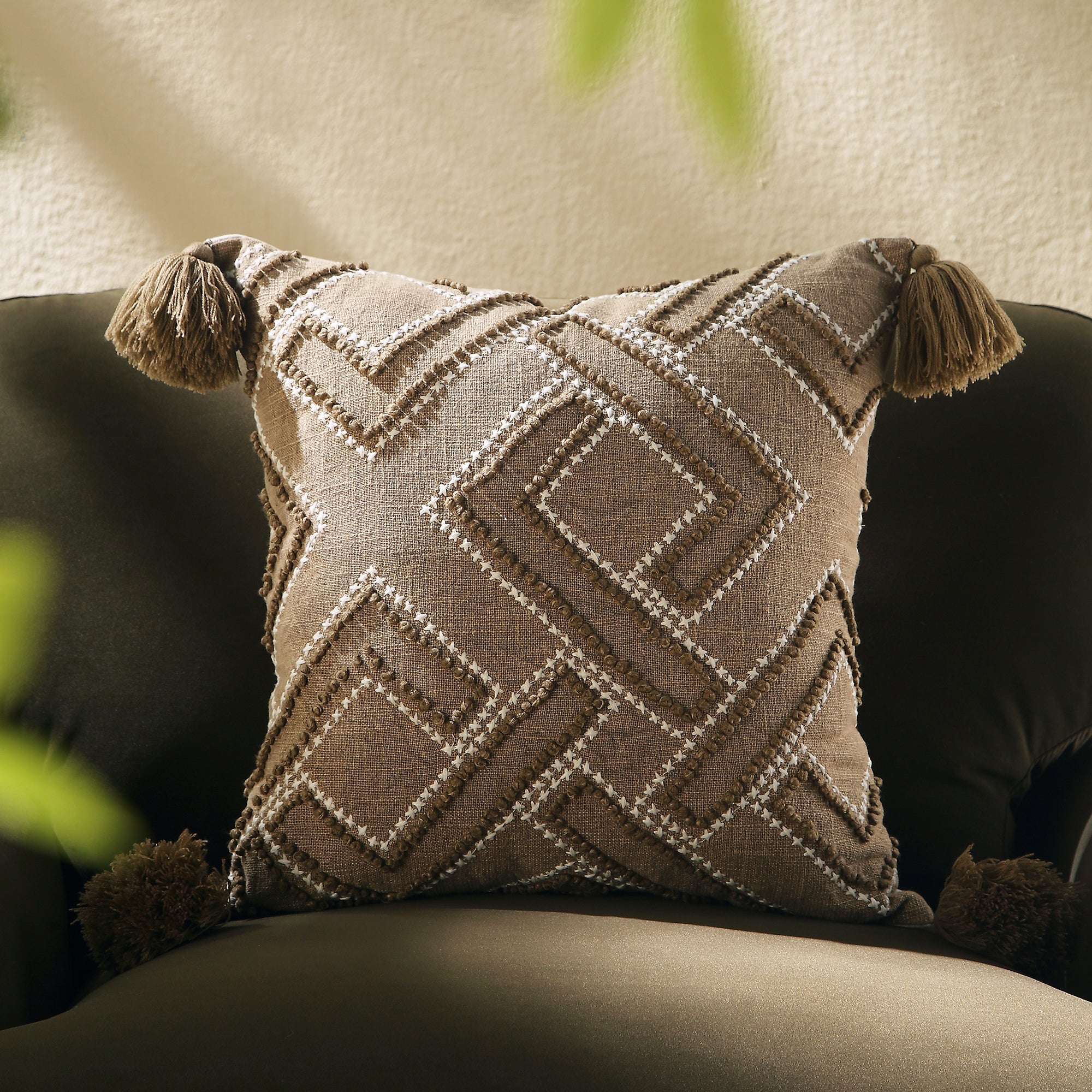 Bộ sưu tập Boho Andes Cross Stitch Pillow
