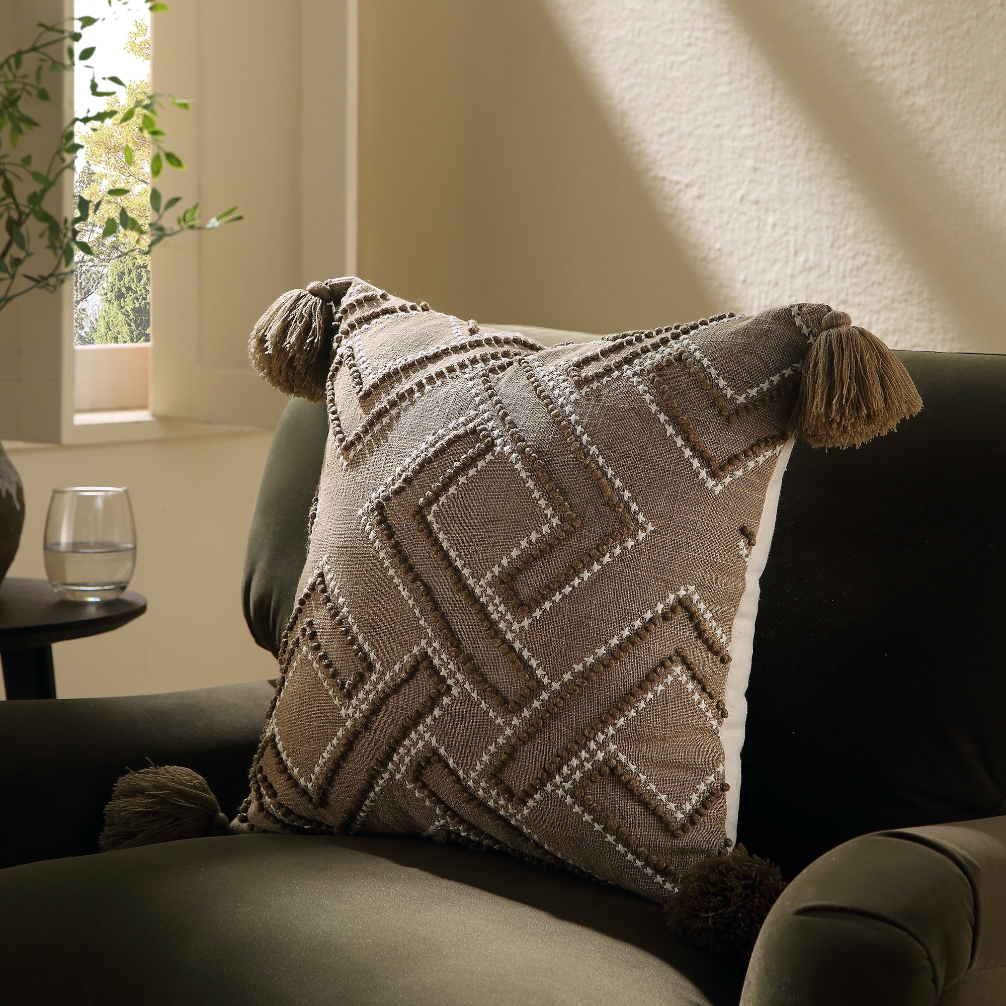 Bộ sưu tập Boho Andes Cross Stitch Pillow - Ảnh 2