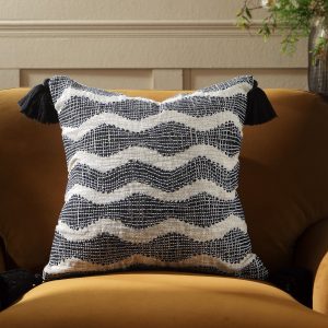 Bộ sưu tập Indigo Capri Navy Cord Pillow