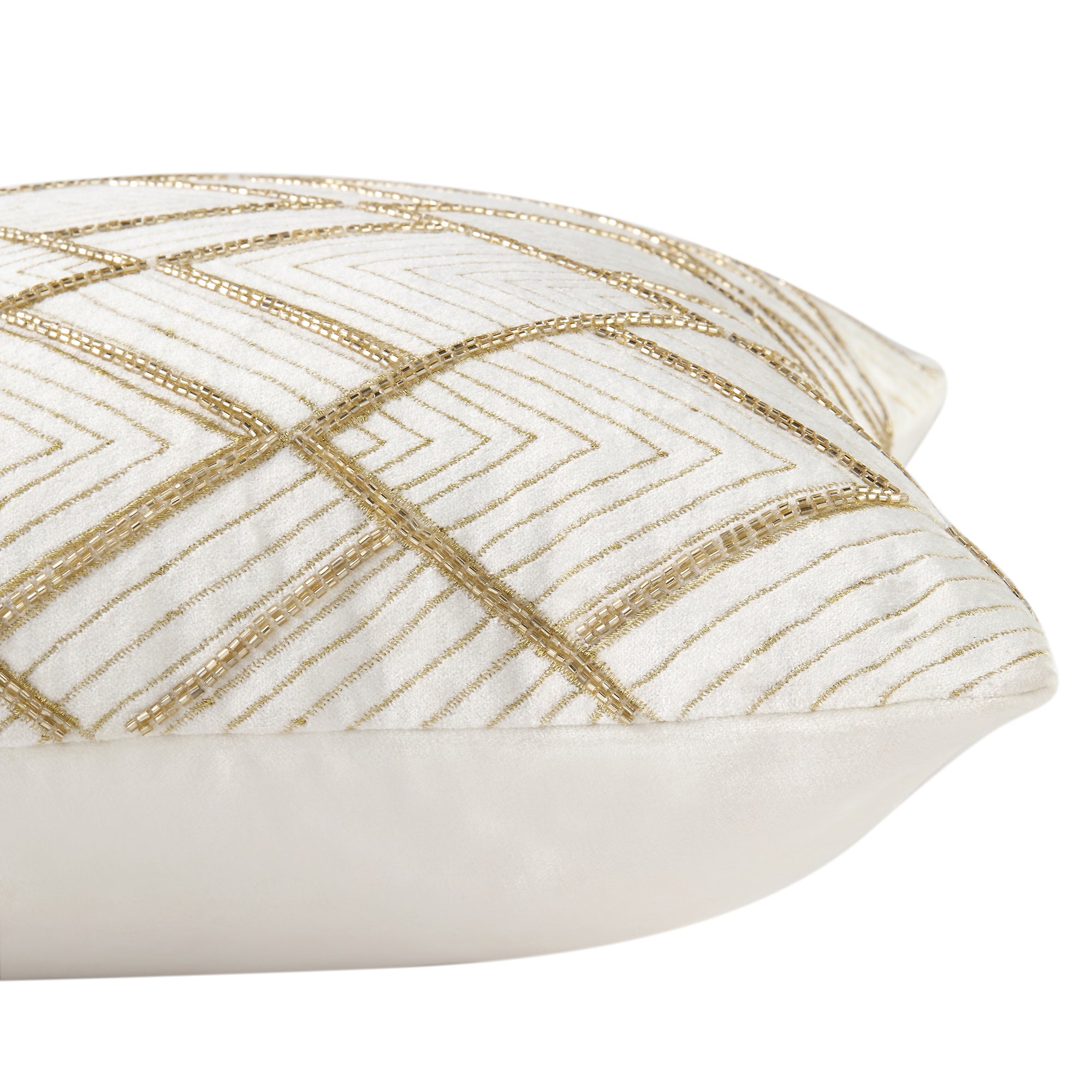 Luxe Collection Empire Hand Beaded Velvet gối - Ảnh 2