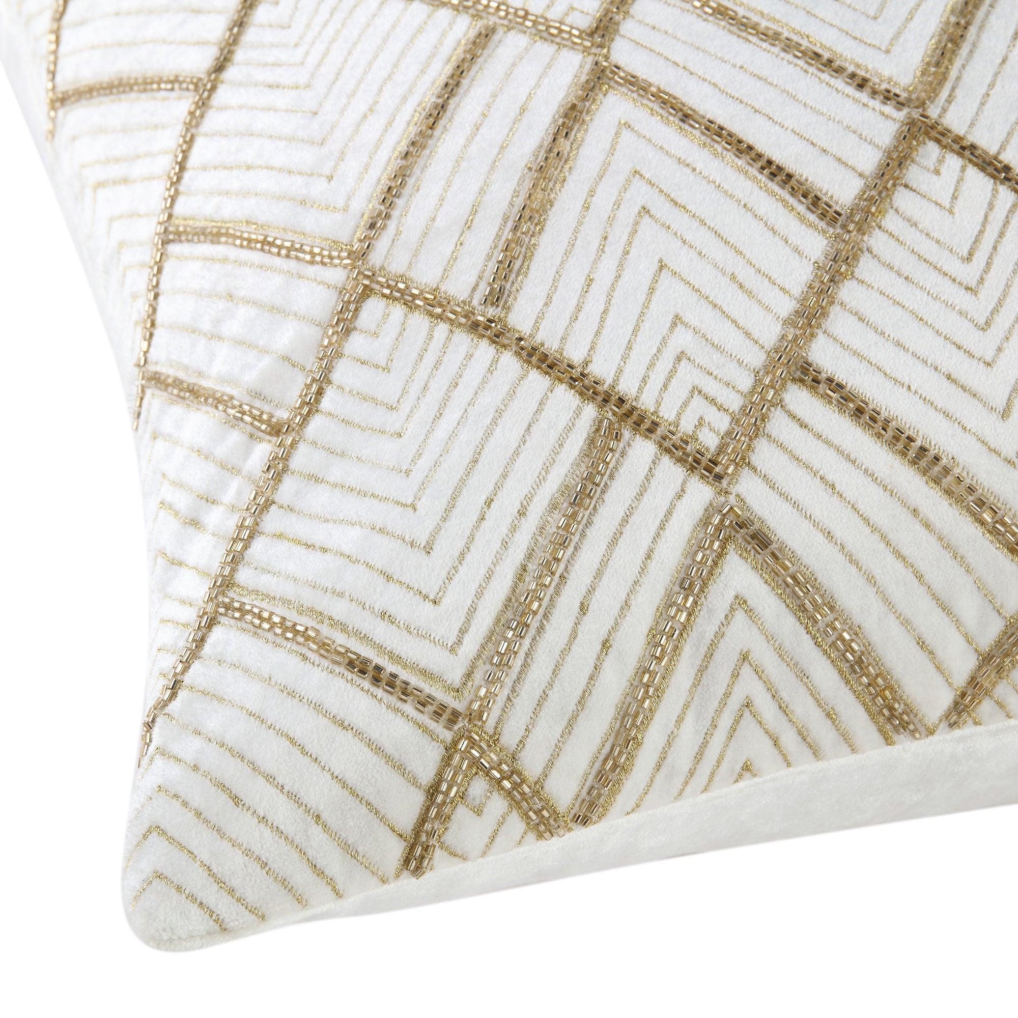 Luxe Collection Empire Hand Beaded Velvet gối - Ảnh 3