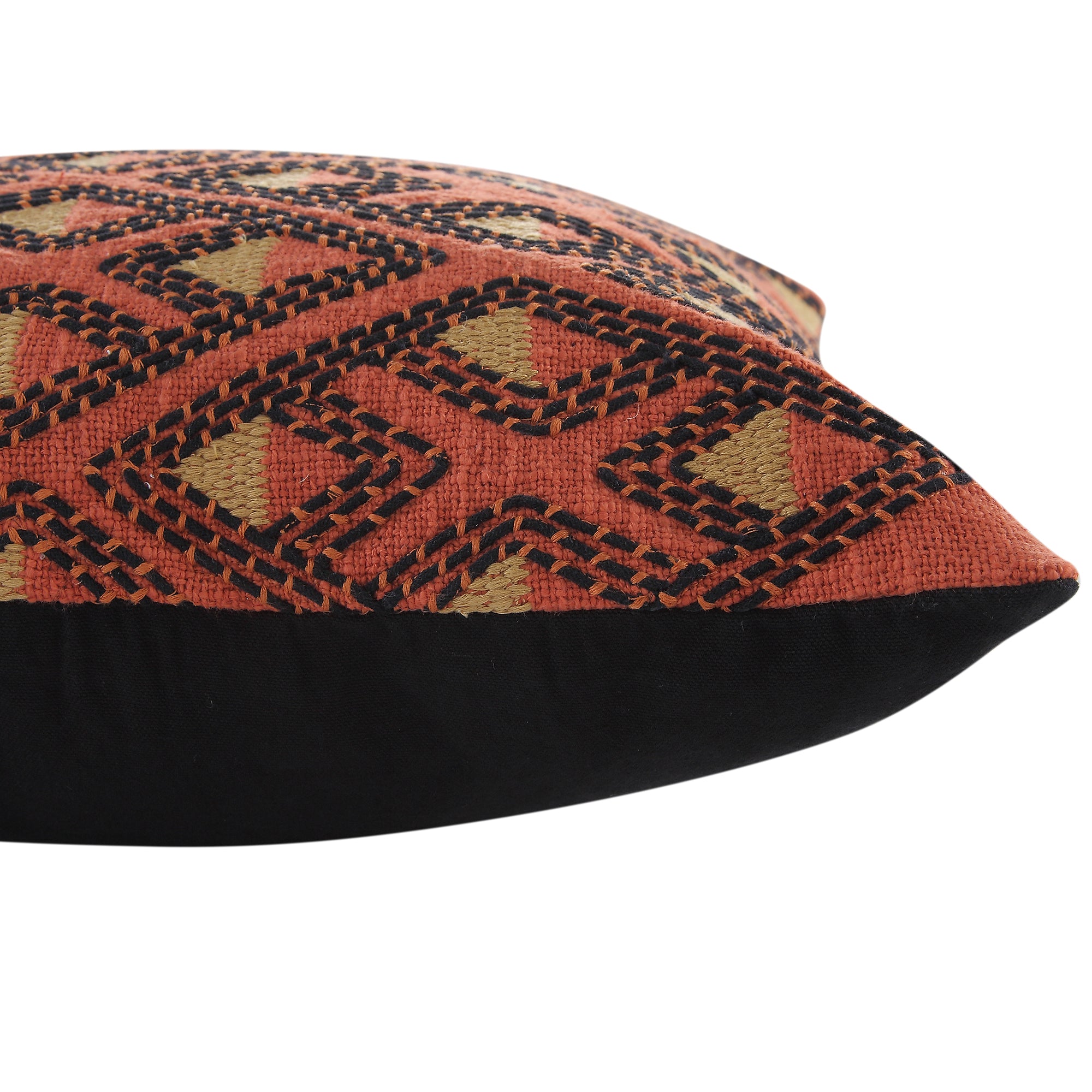 Javari Burnt Terracotta Stitched gối - Ảnh 4