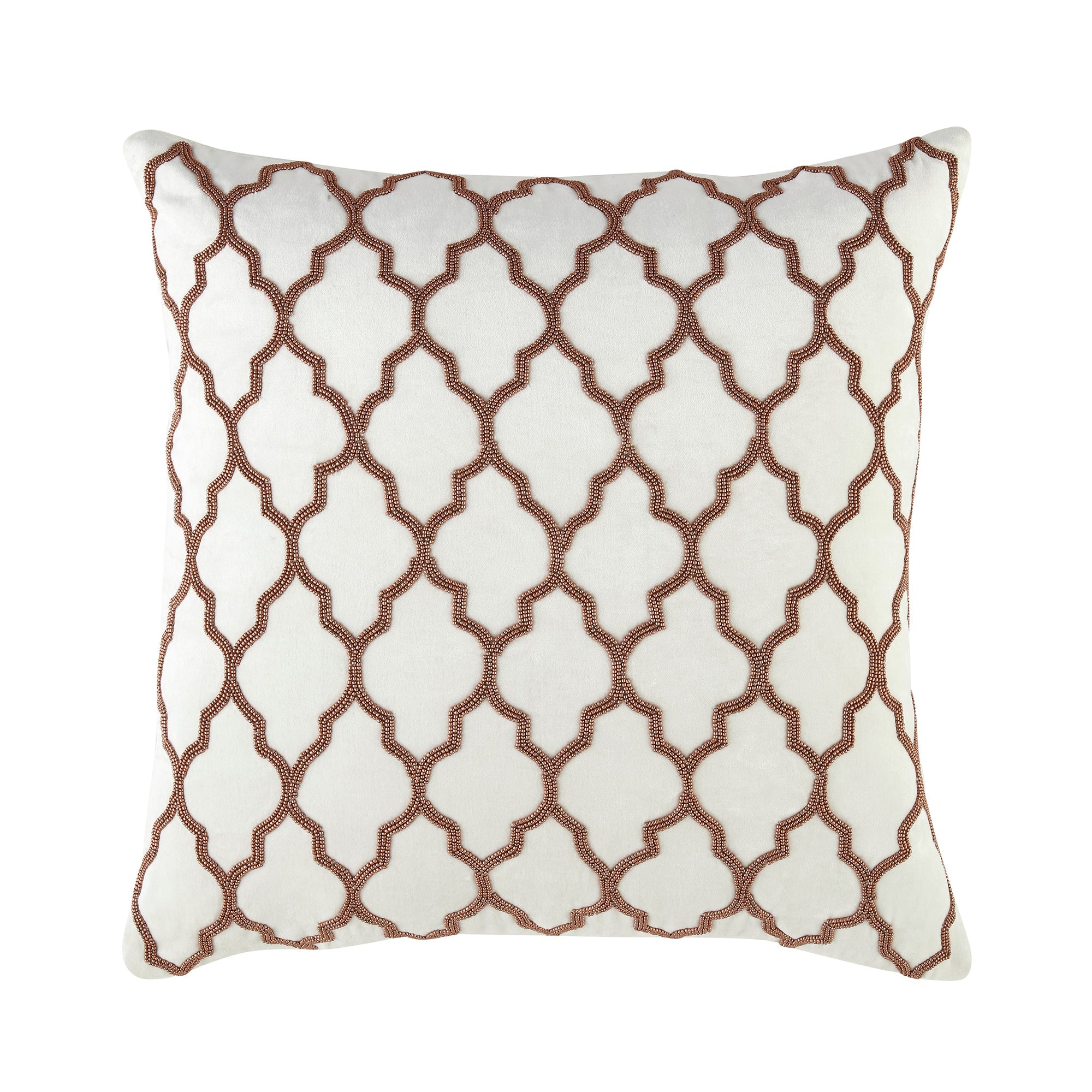 Bộ sưu tập cao cấp Trellis Hand Beaded Pillow - Ảnh 4