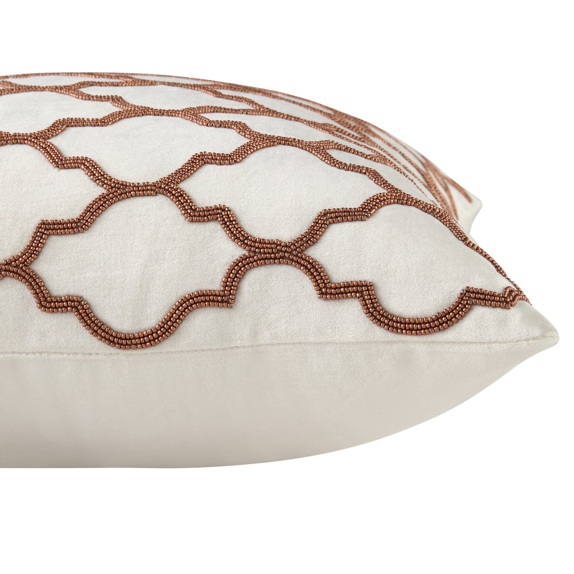 Bộ sưu tập cao cấp Trellis Hand Beaded Pillow - Ảnh 5