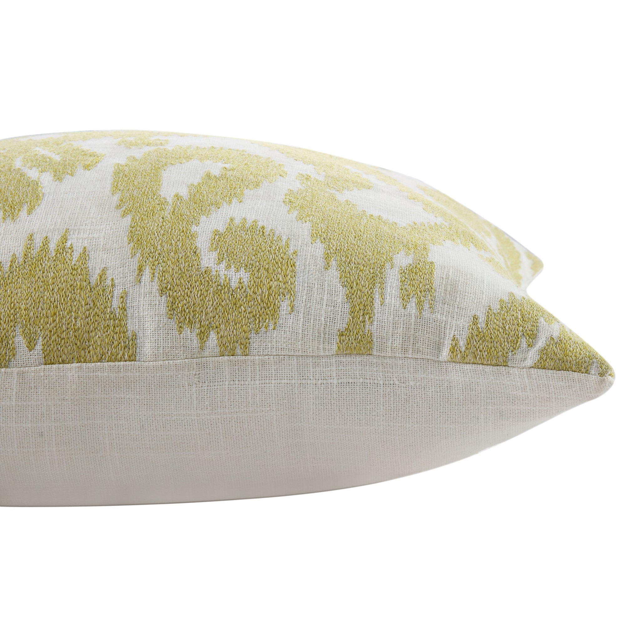 Ikat Collection Ngô màu vàng tay thêu gối - Ảnh 4