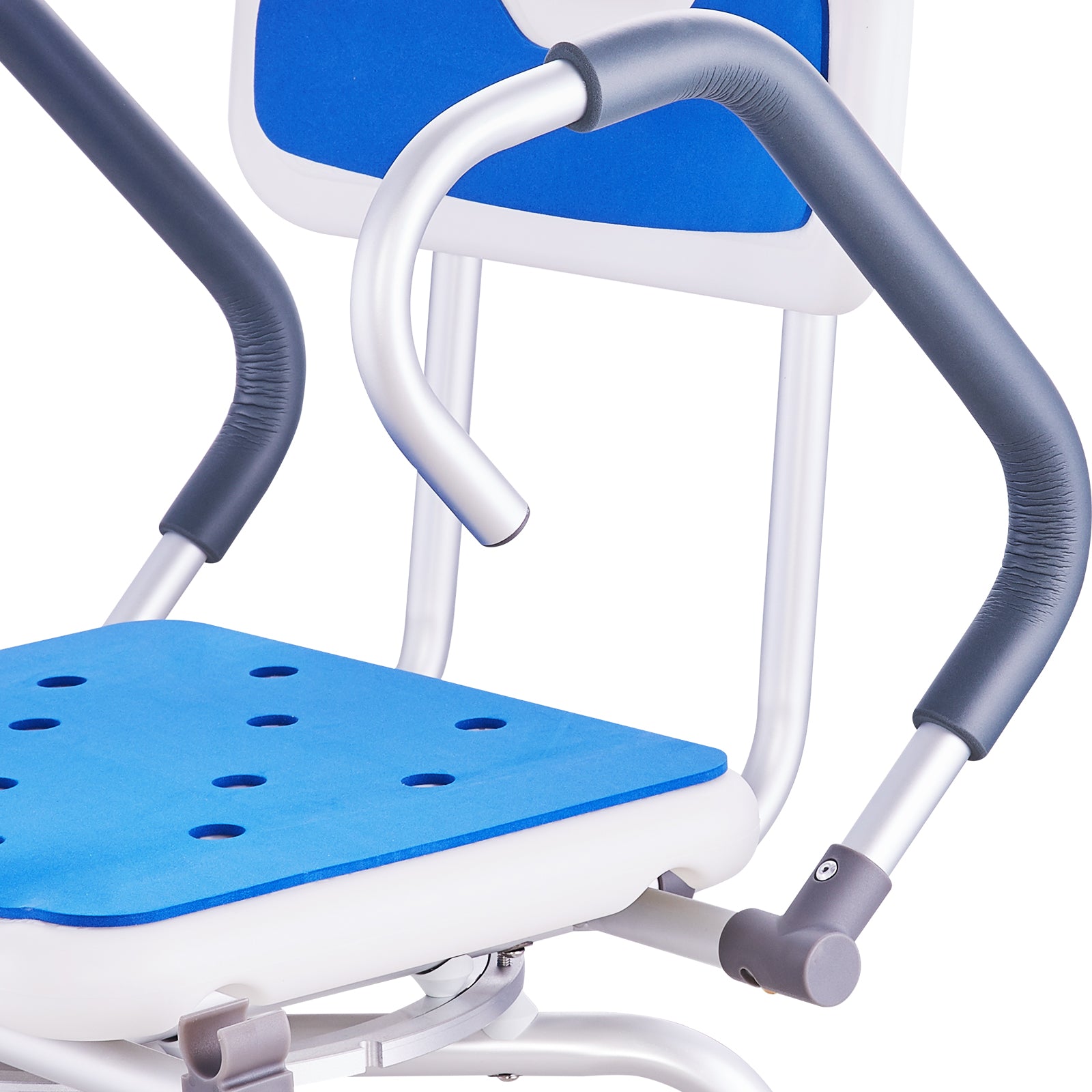 360 xoay điều chỉnh ghế tắm với Pivoting Armrests - Ảnh 7