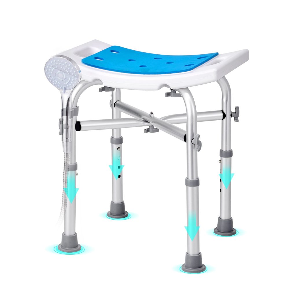 Ghế vòi hoa sen có thể điều chỉnh với hỗ trợ Crossbar